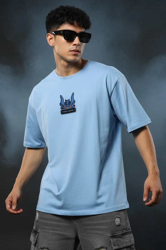 🏆 YOU WIN Dutch Canal Oversized Back Graphic Printed T-Shirt