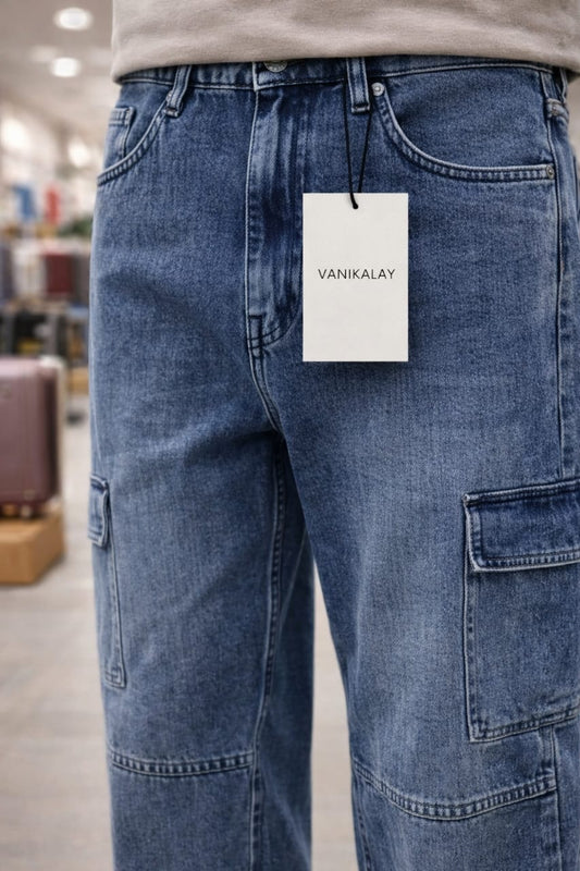 Urban Edge Cargo Denim Jeans