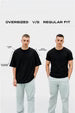 👁️ Eye Black Oversized Pocket Graphic Printed T-Shirt