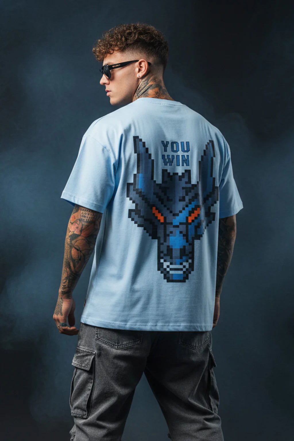 🏆 YOU WIN Dutch Canal Oversized Back Graphic Printed T-Shirt
