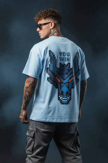 🏆 YOU WIN Dutch Canal Oversized Back Graphic Printed T-Shirt